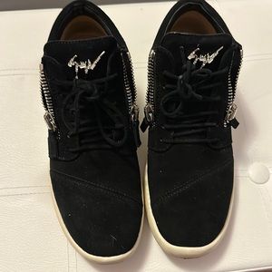 Giuseppe Zanotti black suede sneakers